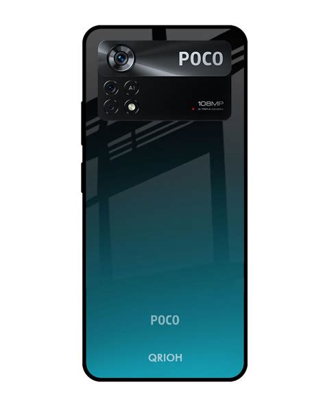 Buy Ultramarine Printed Premium Glass Cover For Poco X Pro G