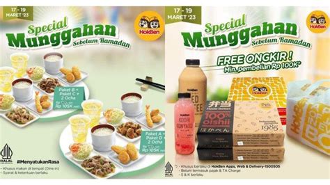 Sambut Ramadhan Promo Hokben 18 19 Maret 2023 Dapatkan Paket Spesial