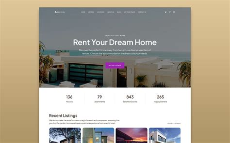 Rentalz Real Estate Html Responsive Website Template