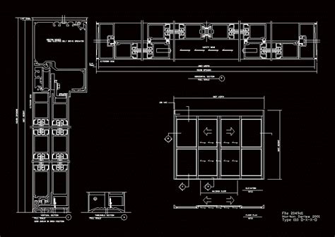 Automatic Sliding Door In AutoCAD CAD Library