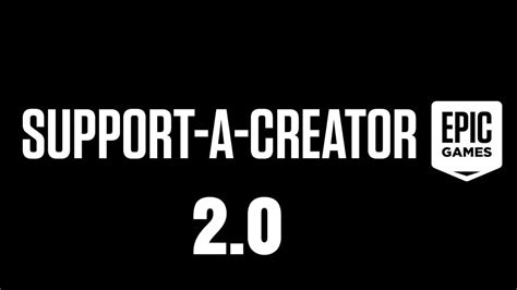 Epic Games Support A Creator 20 Youtube