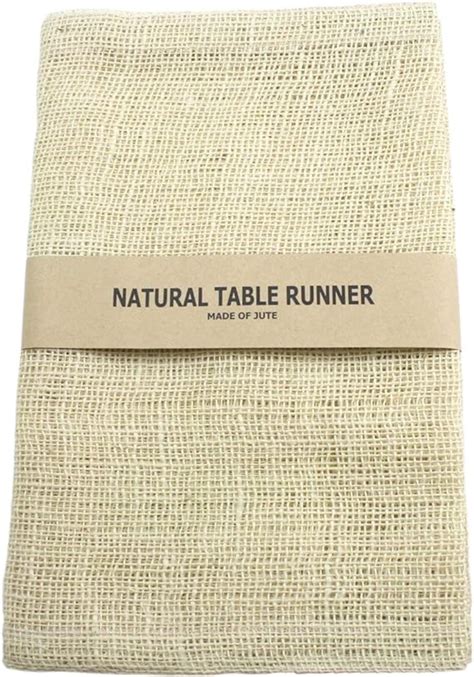 Amazon Kel Toy Burlap Jute Table Runner Fold And Sew Edge 14 By