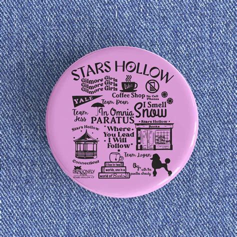 Stars Hollow Symbols Badgemagnet Nowstalgia