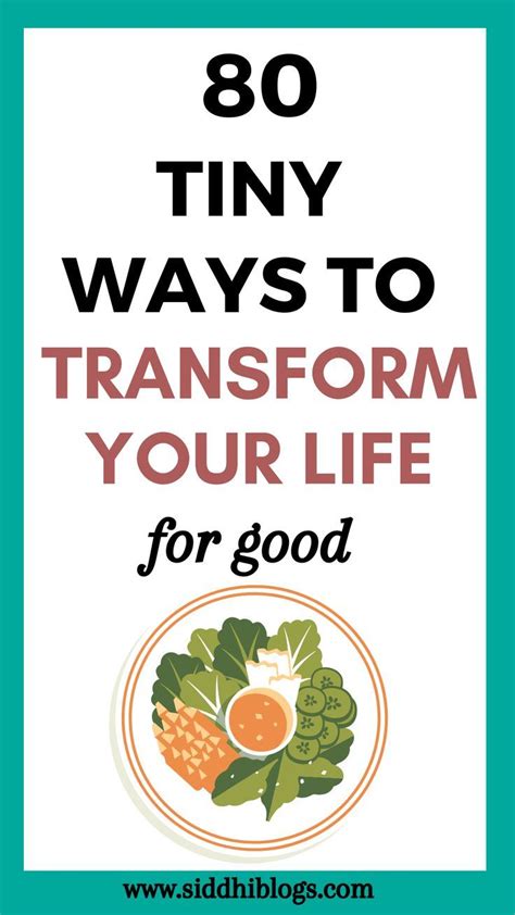 Tiny Ways To Upgrade Your Life In Life Changing Habits How