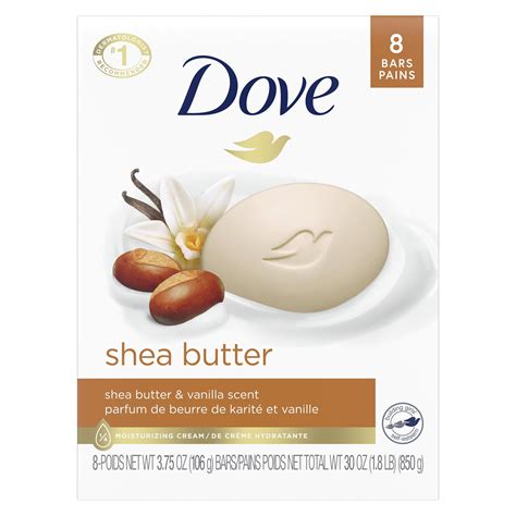 Dove Purely Pampering With Shea Butter Gentle Beauty Bar Soap Warm