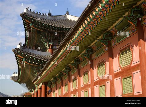 gyeongbokgung palace seoul south korea stock photo alamy