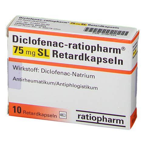 Diclofenac Ratiopharm Mg Sl St Mit Dem E Rezept Kaufen Shop