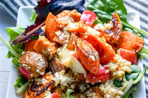 Roasted Vegetable Quinoa Salad Healthy With A Chance Of Sprinkles