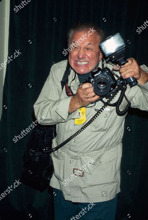 Celebrity Photographer Ron Galella W Camera Editorial Stock Photo