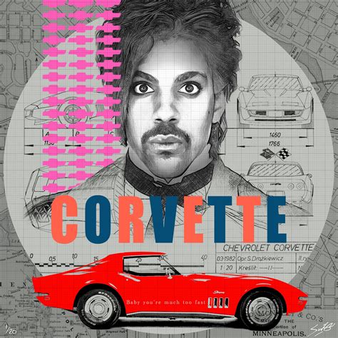 Louis Sidoli - Archive - "Little Red Corvette" Prince artwork by Louis ...