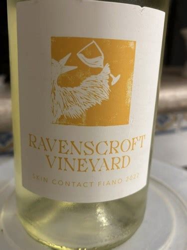 Ravenscroft Vineyard Skin Contact Fiano Vivino US