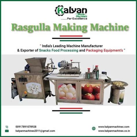 Rasgulla Balls Making Machine Balls Hour Rasgulla Making