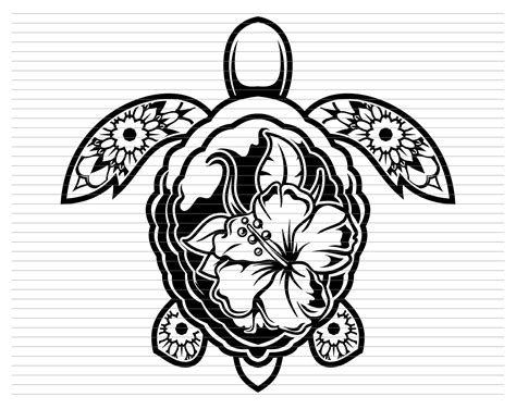 Turtle Svg Sea Turtle Svg Tribal Hawaii Mandala Svg Sunshine Porn Sex