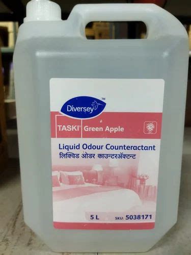 Diversey Taski Green Apple Liquid Odour Counteractant At Can