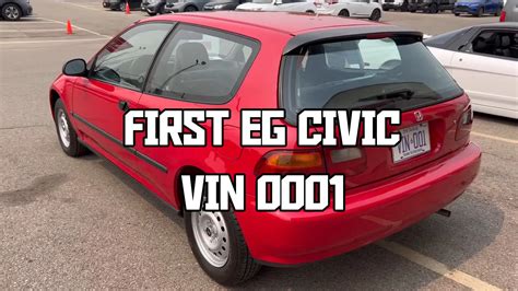 First Honda Civic EG Hatchback Found In Canada VIN 001 Did 7 Miles