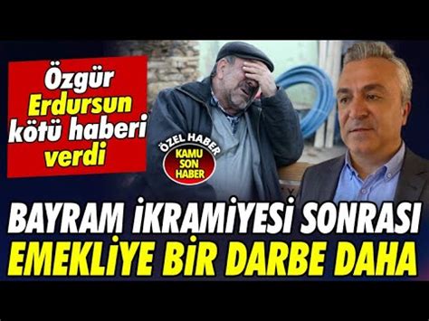 SGK Uzmanı Özgür Erdursun kötü haberi verdi Bayram ikramiyesi sonrası