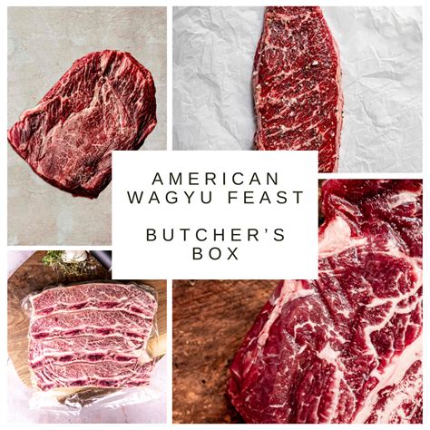 American Wagyu Feast Butchers Box Holy Wagyu