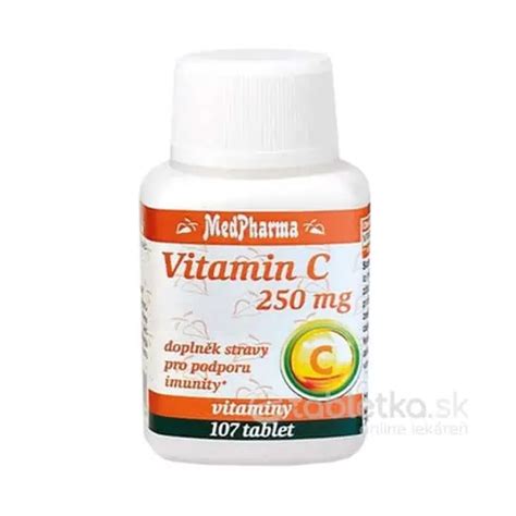 MedPharma Vitamín C 250mg 107 tabliet etabletka