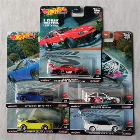 Hot Wheels Premium Set Mountain Drifter Contents 5pcs Nissan Skyline LB ER34 Super Silhoutte