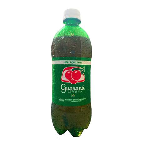 Refrigerante Guaraná Antarctica Zero Garrafa 600ml Original Shopee