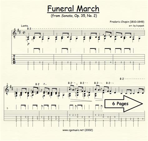 Funeral March from Sonata Op. 35 #2 by Chopin | cgsmusic