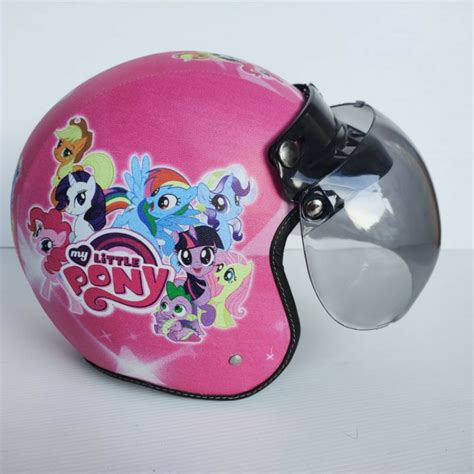 Jual Helm Bogo Anak Kuda Pony Fulleher Free Kaca Datar Cembung