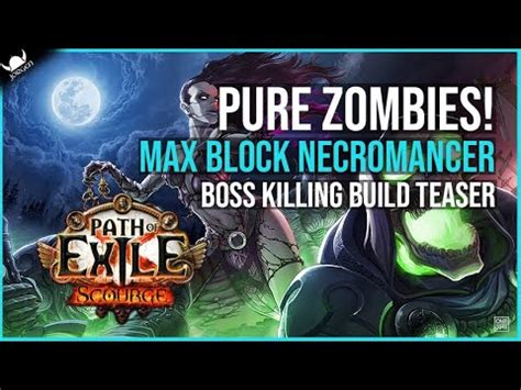 PURE ZOMBIES Max Block Necromancer Boss Killing Build Teaser Path