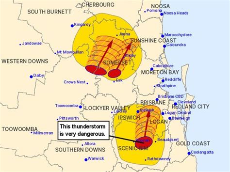 Severe Thunderstorm Warning Issued For Darling Downs Granite Belt The Advertiser