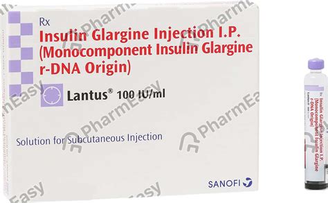 Lantus 100 Iuml Solution For Injection 3 Uses Side Effects Price