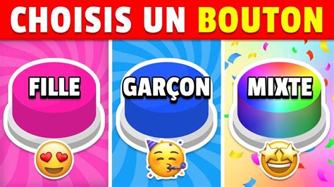 Fille Vs Gar On Vs Mixte Choisis Un Bouton Youtube