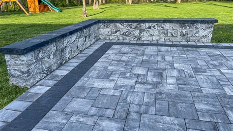 Stone Seating Wall Paver Sitting Wall AffordablePatio