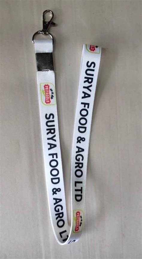 Printed White Company Id Card Lanyard Inch At Rs In Varanasi