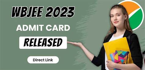 Wbjee 2023 Admit Card Released Direct Link Here