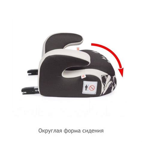 Детское автокресло Siger Бустер FIX, енот, новый, в наличии. Цена: 4 ...