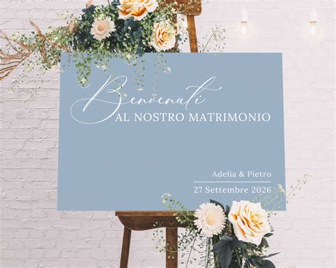 Cartello Di Benvenuto Matrimonio Love Song