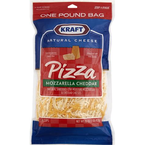 Kraft Shredded Cheese Pizza Mozzarella Cheddar 16 Oz Delivery Or Pickup Near Me Instacart