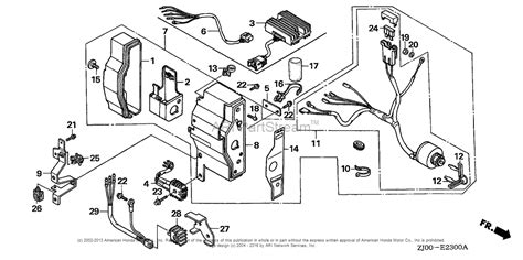 Honda Engines GX610K1 VXE A ENGINE JPN VIN GCAC 2060001 TO GCAC