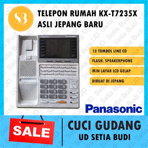 Jual Telepon Rumah Kantor 12 Tombol CO Panasonic KX T7235 Asli Jepang