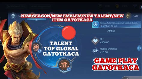 GAME PLAY GATOTKACA GATOTKACA MOBILE LEGENDS BEST BUILD GATOTKACA