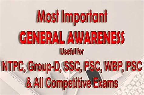 General Awareness Exam Review Rrb Ntpc Questions And Answers Most