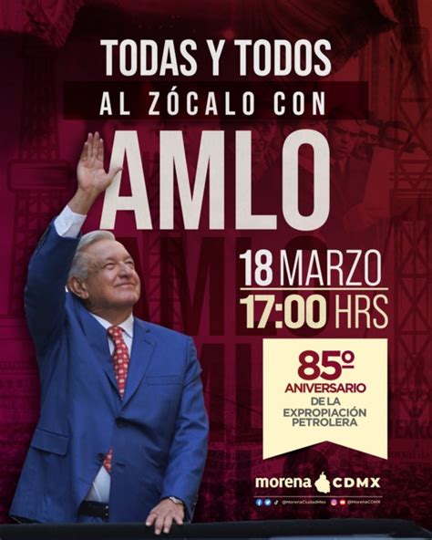 Marcha De Amlo Del De Marzo A Qu S Debe Lugar Hora Y Todo Lo