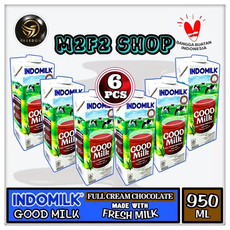 Susu Indomilk Good Milk Kotak Uht Full Cream Cokelat Ml Kemasan