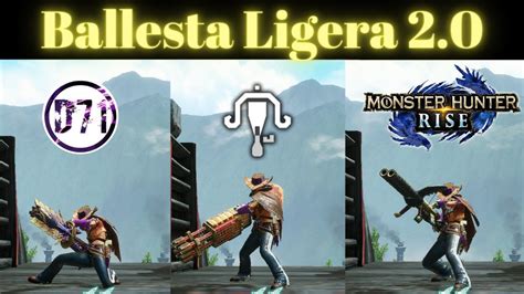 Set De Ballesta Ligera Actualizados V Monster Hunter Rise En