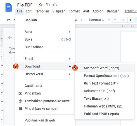 Cara Mengonversi File Pdf Ke Word Menggunakan Google Drive