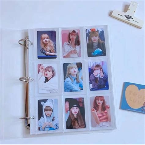 Lbum De Fotos De Tarjetas De Gran Capacidad Carpeta De Libros Kpop Lbum