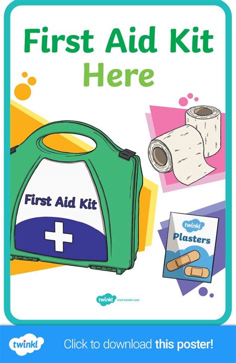 First Aid Kit Here Poster | First aid kit, First aid poster, First aid