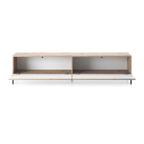 Meuble TV SELSEY Lammelo Industriel Chêne artisan 175x44x32