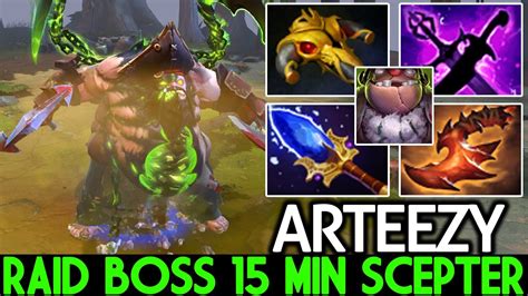 ARTEEZY Pudge Crazy Raid Boss 15 Min Scepter 100 Winrate Dota 2