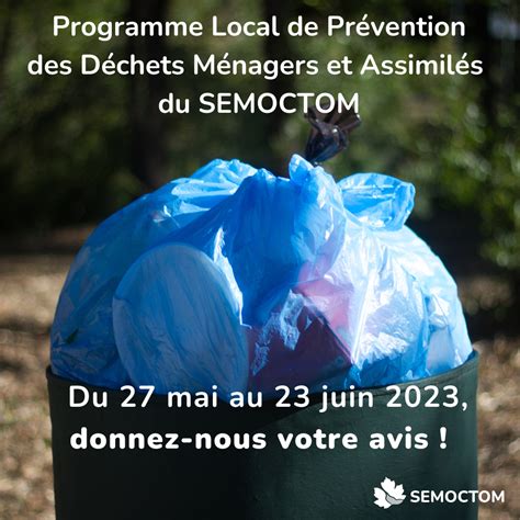 PROGRAMME LOCAL DE PREVENTION DES DECHETS MENAGERS ET ASSIMILES