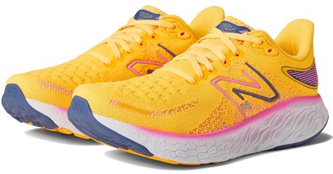 New Balance Synthetic Fresh Foam X 1080v12 In Yellow Lyst